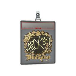 Sticker Slab | apEX (Gold) | Budapest 2025
