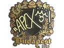 Sticker | apEX (Gold) | Budapest 2025