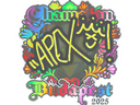 Sticker | apEX (Holo, Champion) | Budapest 2025