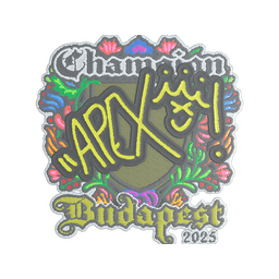Sticker | apEX (Embroidered, Champion) | Budapest 2025