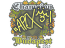 Sticker | apEX (Champion) | Budapest 2025