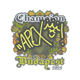 Sticker | apEX (Champion) | Budapest 2025