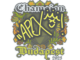 Sticker | apEX (Champion) | Budapest 2025