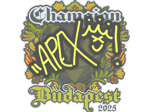 Sticker | apEX (Champion) | Budapest 2025