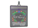 Sticker Slab | alex666 (Embroidered) | Budapest 2025