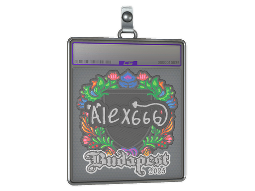 Sticker Slab | alex666 (Embroidered) | Budapest 2025