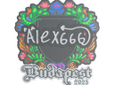 Sticker | alex666 (Embroidered) | Budapest 2025