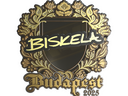Sticker | Aleksib (Gold) | Budapest 2025