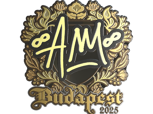 Sticker | AW (Gold) | Budapest 2025