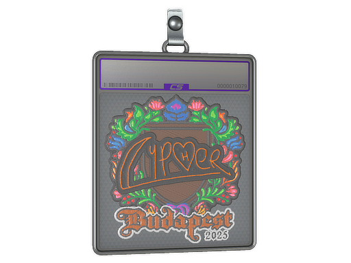 Sticker Slab | Cypher (Embroidered) | Budapest 2025