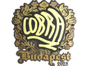 Sticker | cobra (Gold) | Budapest 2025