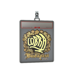Sticker Slab | cobra (Gold) | Budapest 2025