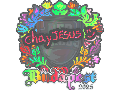 Sticker | chayJESUS (Holo) | Budapest 2025