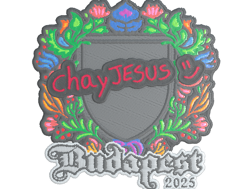 Sticker | chayJESUS (Embroidered) | Budapest 2025