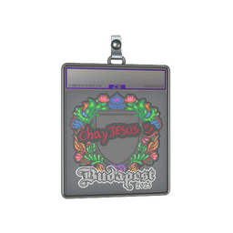 Sticker Slab | chayJESUS (Embroidered) | Budapest 2025