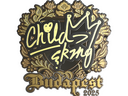 Sticker | ChildKing (Gold) | Budapest 2025