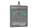 Sticker Slab | chopper (Embroidered) | Budapest 2025