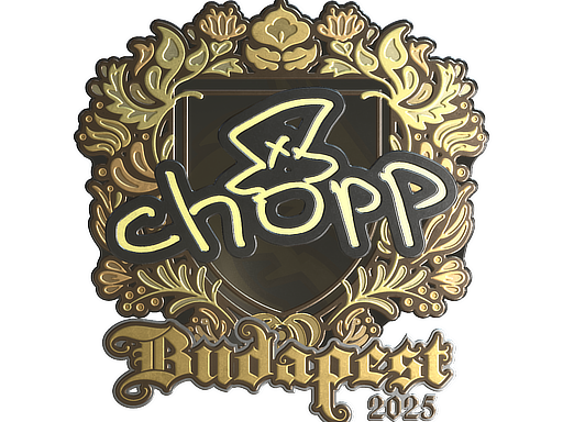 Sticker | chopper (Gold) | Budapest 2025