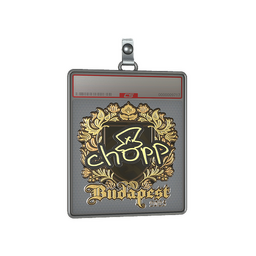 Sticker Slab | chopper (Gold) | Budapest 2025
