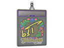 Sticker Slab | b1t (Embroidered) | Budapest 2025