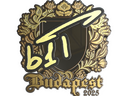 Sticker | b1t (Gold) | Budapest 2025
