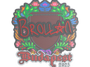 Sticker | Brollan (Embroidered) | Budapest 2025