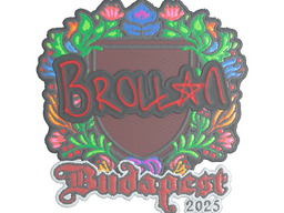 Sticker | Brollan (Embroidered) | Budapest 2025