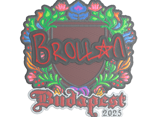 Sticker | Brollan (Embroidered) | Budapest 2025