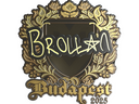 Sticker | Brollan (Gold) | Budapest 2025