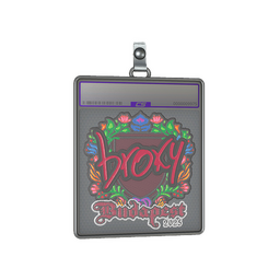 Sticker Slab | broky (Embroidered) | Budapest 2025