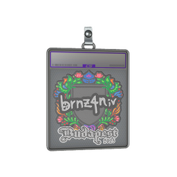Sticker Slab | brnz4n (Embroidered) | Budapest 2025