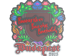 Sticker | Bart4k (Embroidered) | Budapest 2025