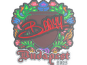 Sticker | bodyy (Embroidered) | Budapest 2025