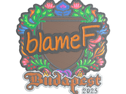 Sticker | blameF (Embroidered) | Budapest 2025