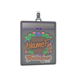 Sticker Slab | blameF (Embroidered) | Budapest 2025