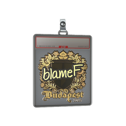 Sticker Slab | blameF (Gold) | Budapest 2025