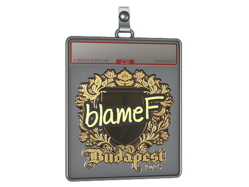 Sticker Slab | blameF (Gold) | Budapest 2025