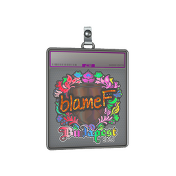 Sticker Slab | blameF (Holo) | Budapest 2025