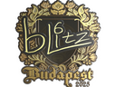Sticker | bLitz (Gold) | Budapest 2025
