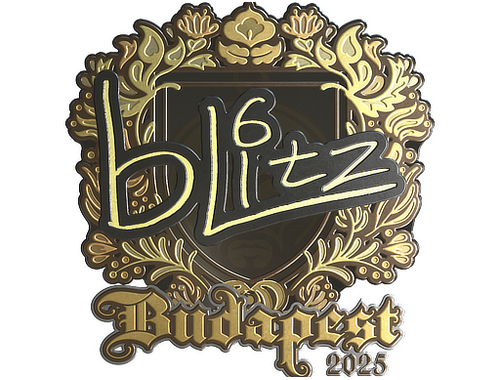 Aufkleber | bLitz (Gold) | Budapest 2025