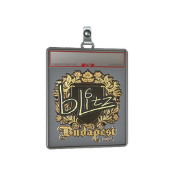 Sticker Slab | bLitz (Gold) | Budapest 2025