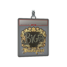 Sticker Slab | biguzera (Gold) | Budapest 2025