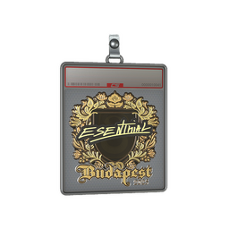 Sticker Slab | esenthial (Gold) | Budapest 2025