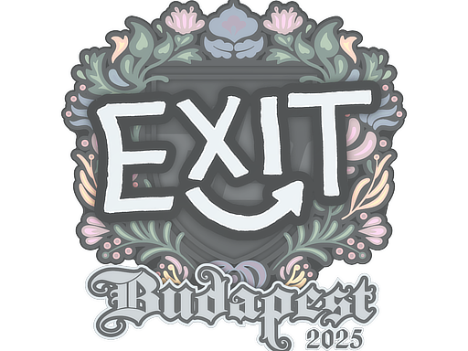 Sticker | exit | Budapest 2025