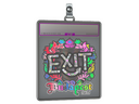 Sticker Slab | exit (Holo) | Budapest 2025