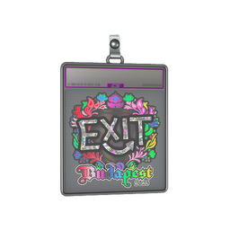 Sticker Slab | exit (Holo) | Budapest 2025