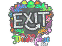 Sticker | exit (Holo) | Budapest 2025