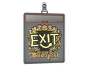 Sticker Slab | exit (Gold) | Budapest 2025