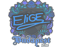 Sticker | EliGE | Budapest 2025