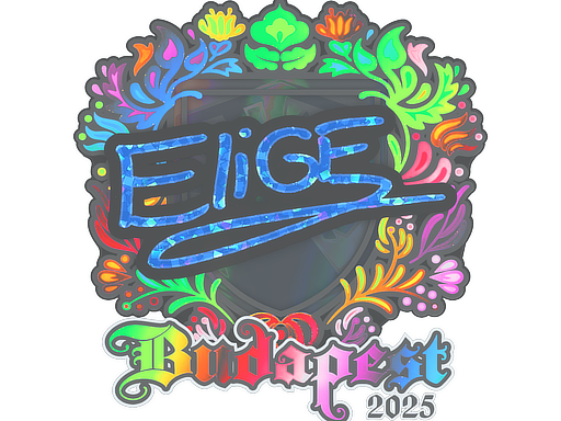 Sticker | EliGE (Holo) | Budapest 2025